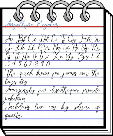 Angellyne Regular Font