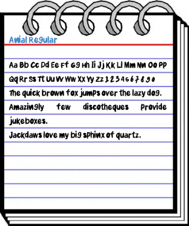 Anial Regular Font