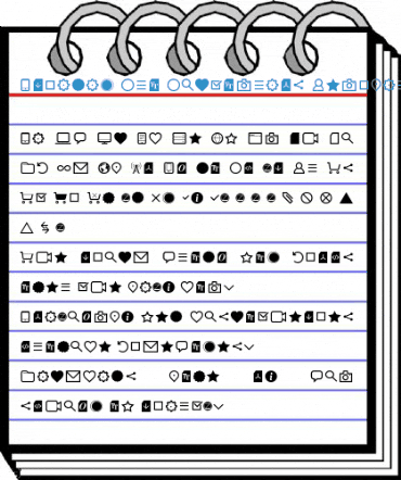 Aquawax Pro Pictograms Regular Font