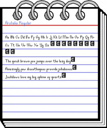 Arshaka Regular Font