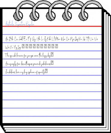 Australia Signature Regular Font