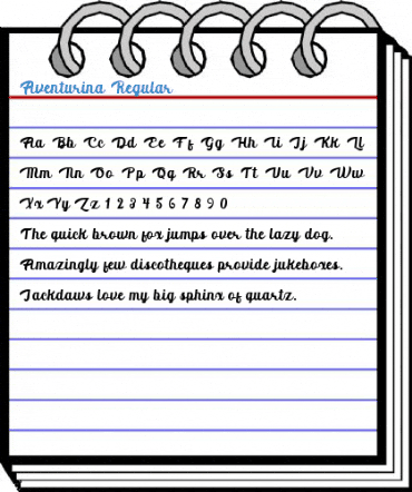 Aventurina Regular Font