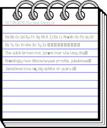 AXTON DEMO Stroke Regular Font