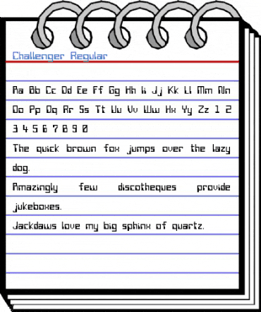 Challenger Regular Font