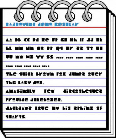 BadBoyInc demo Regular Font