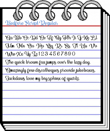 Bedfore Script Regular Font