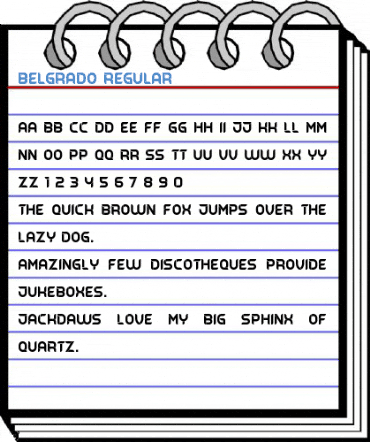 Belgrado Regular Font