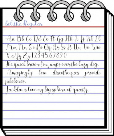 belitha Regular Font
