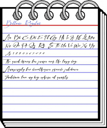 Bellome Regular Font