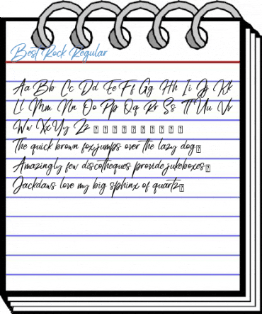 Best Rock Regular Font