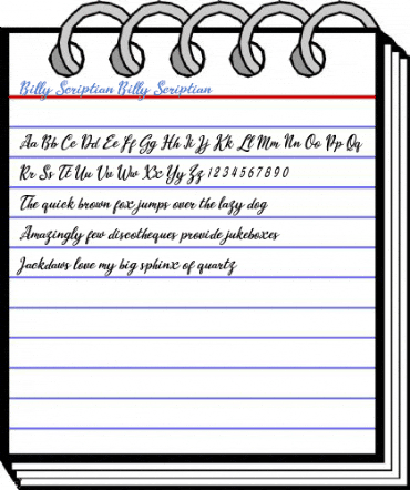 Billy Scriptian Billy Scriptian Font