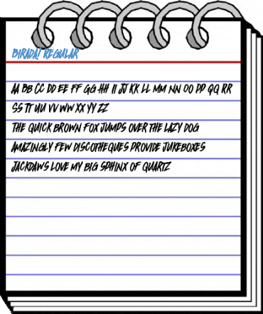 Birada! Regular Font