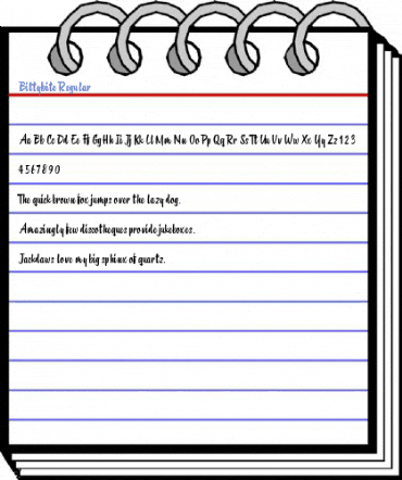 Bittybite Regular Font