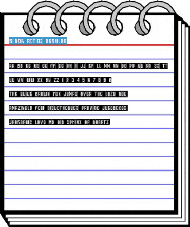 Black Roties Regular Font