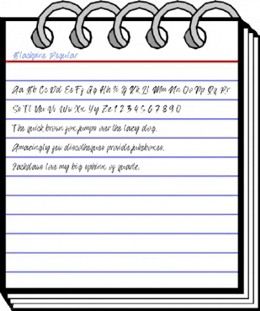 Blackpine Regular Font