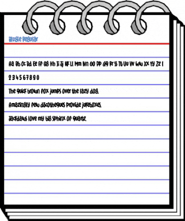 Blugie Regular Font