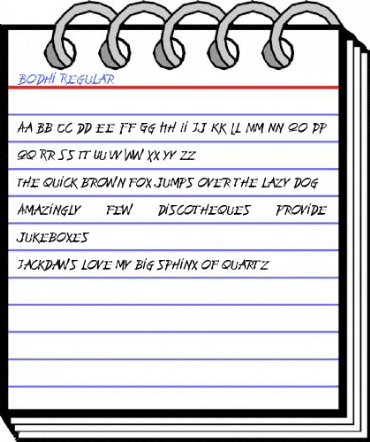 Bodhi Regular Font