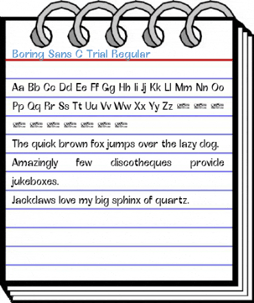 Boring Sans C Trial Regular Font
