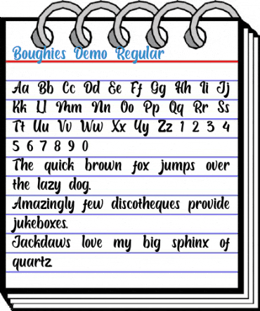 Boughies Demo Regular Font