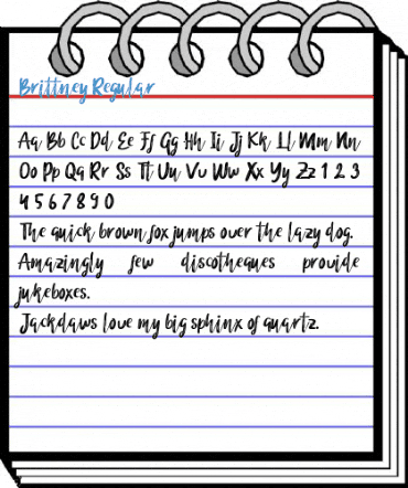 Brittney Regular Font