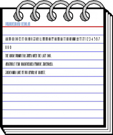 Broughesnaro Regular Font