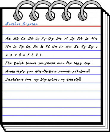 Brushes Regular Font