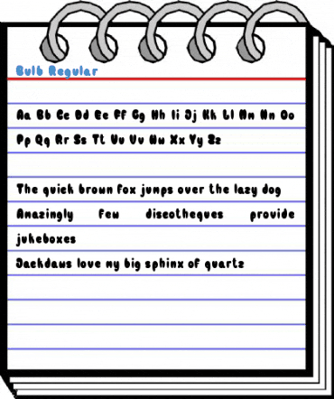 Bulb Regular Font