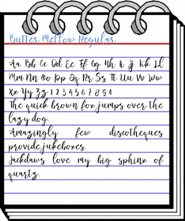 Butter Mellow Regular Font