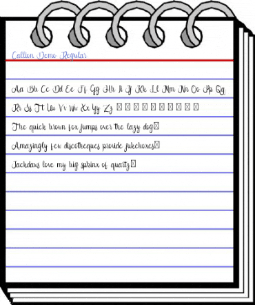 Callion Demo Regular Font