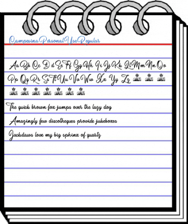 Campesina Personal Use Regular Font