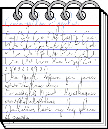 Caramellia Regular Font