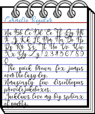 Carmelio Regular Font