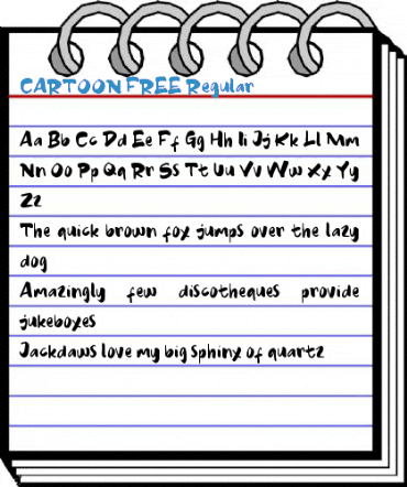 CARTOON FREE Regular Font