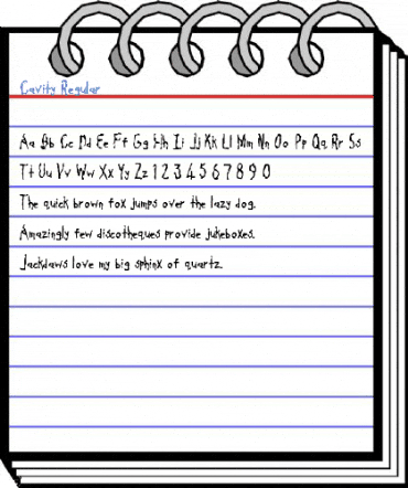 Cavity Regular Font