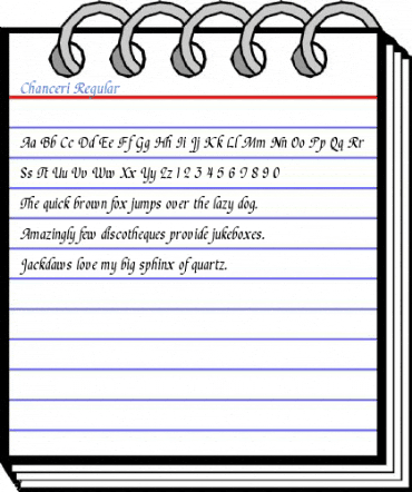 Chanceri Regular Font