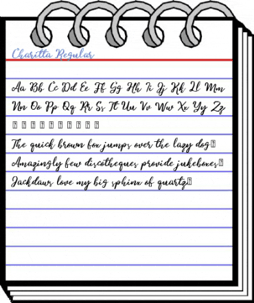 Charitta Regular Font