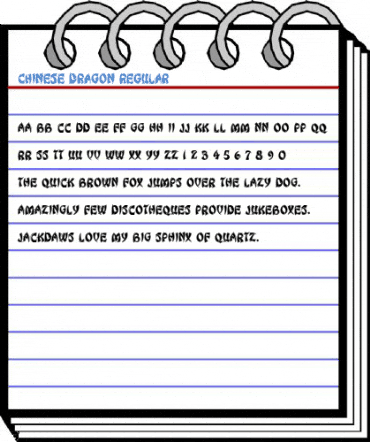 Chinese Dragon Regular Font