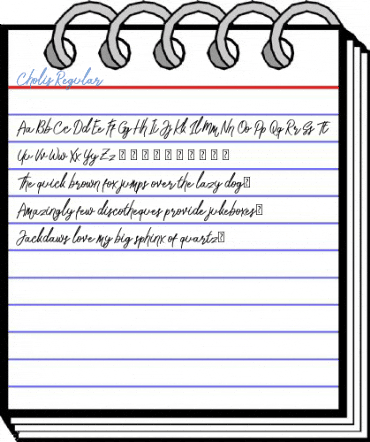 Cholis Regular Font