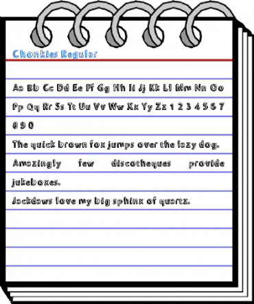 Chonkies Regular Font