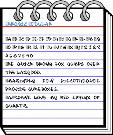 Chronic Regular Font