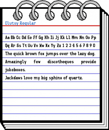Clutsy Regular Font