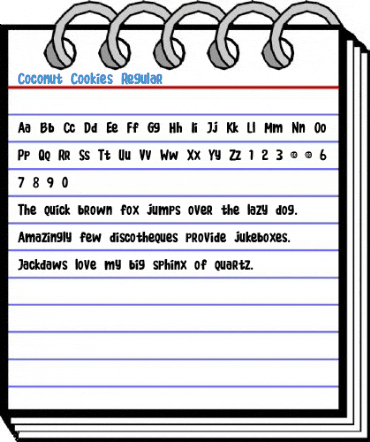 Coconut Cookies Regular Font