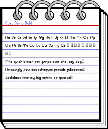 Coet Demo Bold Font