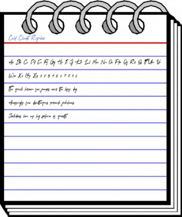 Cold Climate Regular Font