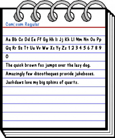 Com_com Regular Font