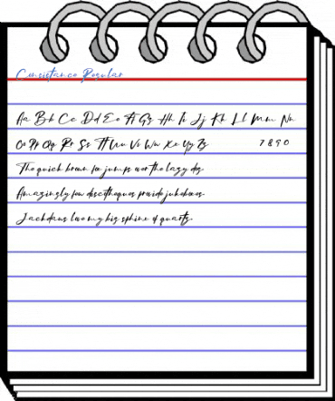 Consistance Regular Font