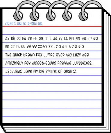 Craft Holic Regular Font