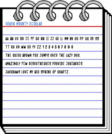 Crash Mounty Regular Font