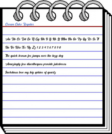 Cream Cake Regular Font