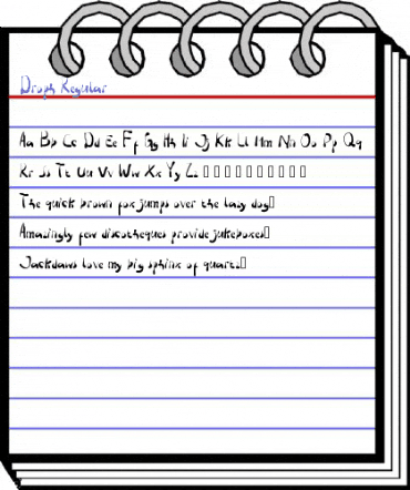 Droph Regular Font